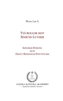 Två bullor mot Martin Luther