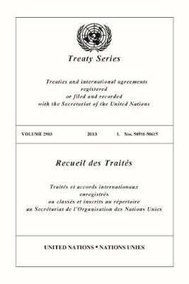Treaty Series 2903 (English/French Edition)
