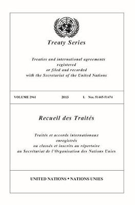 Treaty Series 2961 (English/French Edition)