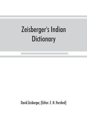 Zeisberger's Indian dictionary