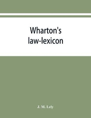 Wharton's law-lexicon
