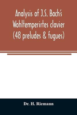 Analysis of J.S. Bach's Wohltemperirtes clavier (48 preludes & fugues)
