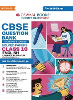 Oswaal CBSE Question Bank Class 10 English Language & Literature, Chapterwise and Topicwise Solved Papers For Board Exams 2025