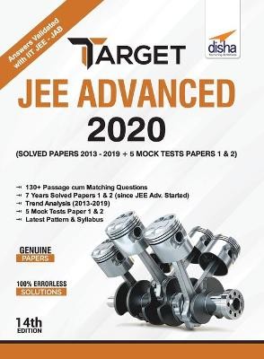 TARGET JEE Advanced 2020 (Solved Papers 2013 - 2019 + 5 Mock Tests Papers 1 & 2) 14th Edition
