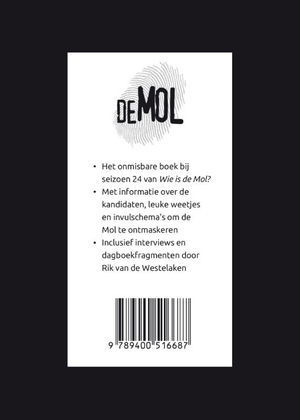 Wie is de Mol? - Molboekje 2024