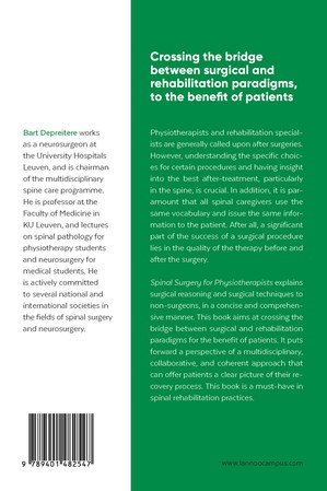 Spinal surgery for physiotherapists