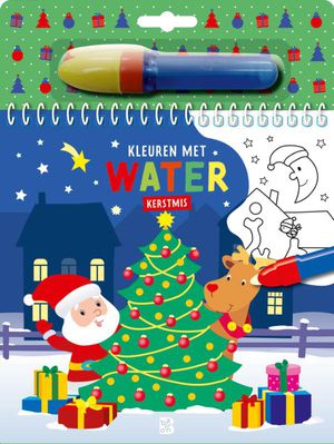 Kleuren met water - Kerstmis