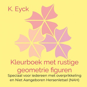 Kleurboek met rustige geometrie figuren