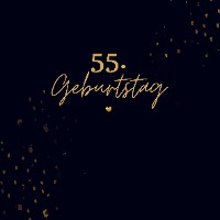55. Geburtstag- Gästebuch Blanko