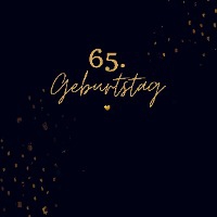 65. Geburtstag- Gästebuch Blanko