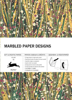 Marbled Paper Designs Volume 102