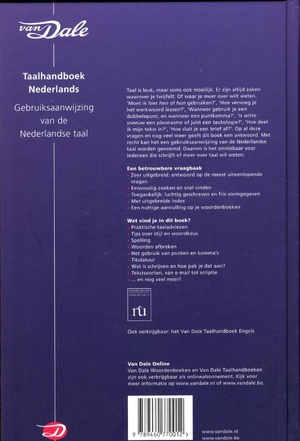 Van Dale Taalhandboek Nederlands