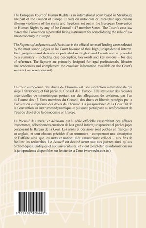 Reports of judgments and decisions / recueil des arrets et decicions 2009-II