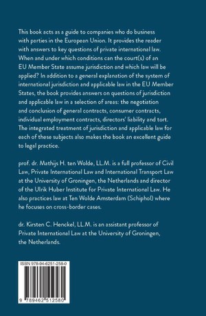 Business and private international law in the EU