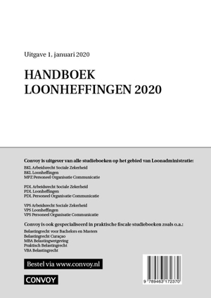 Handboek Loonheffingen 2020