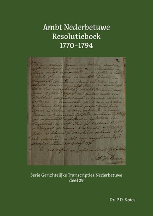 Ambt Nederbetuwe Resolutieboek 1770-1794