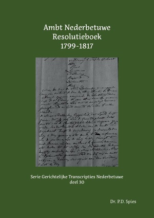 Ambt Nederbetuwe Resolutieboek 1799-1817