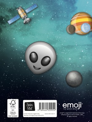 Vriendenboek - Emoji Space Monkey