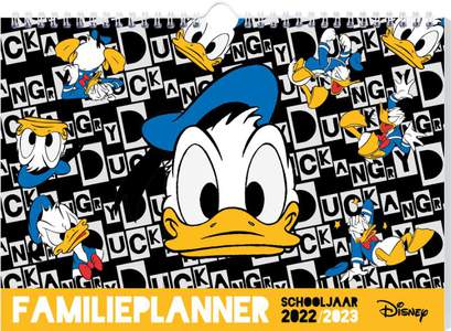 Donald Duck - Familieplanners schooljaar - 2022 -2023