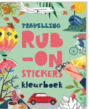 Rub-on-stickers Kleurboeken - Travelling