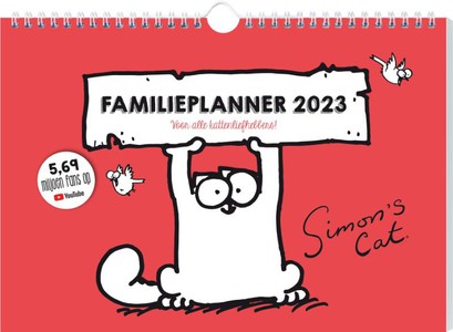 Simon's Cat familieplanner - 2023