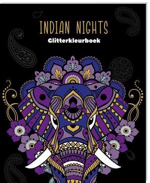 Indian Nights Glitterkleurboek