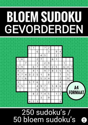 Bloem Sudoku Gevorderden - 250 Sudoku's / 50 Bloem Sudoku's - nr. 28