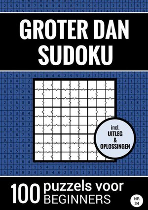 Groter Dan Sudoku - 100 Puzzels voor Beginners - Nr. 34