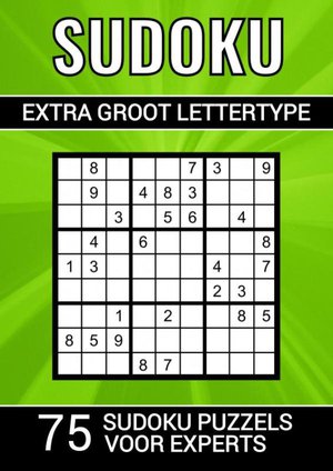 Sudoku Extra Groot Lettertype - 75 Sudoku Puzzels voor Experts