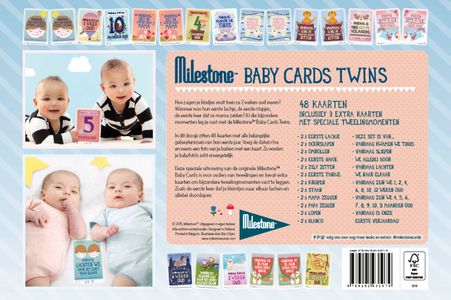 Milestone Baby Cards Tweelingen