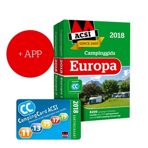 Campinggids Europa + APP 2018 GPS