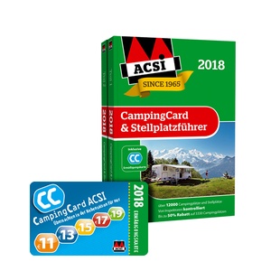 CampingCard & Stellplatzführer 2018 GPS 20 länder