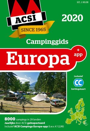 Campinggids Europa + APP 2020 GPS