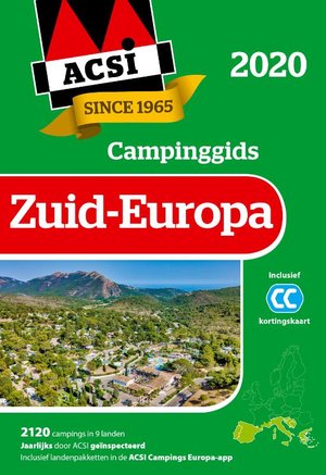 Campinggids Zuid-Europa + APP 2020 GPS