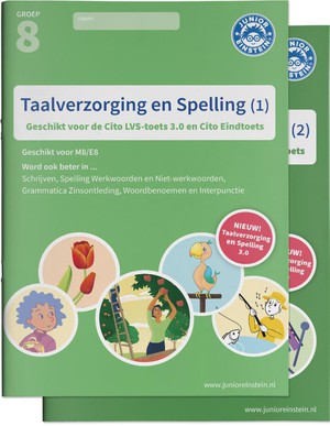 Taalverzorging en Spelling Cito Oefenboeken Set Deel 1 en 2