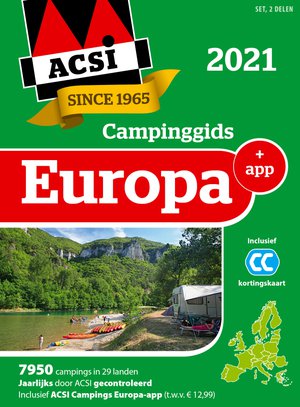 Campinggids Europa + APP 2021 GPS