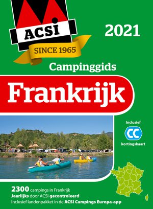 Campinggids Frankrijk + APP 2021 GPS