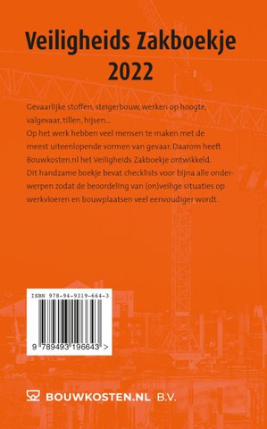 Veiligheids Zakboekje 2022 met e-boek