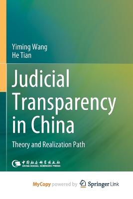 Yiming Wang, W: Judicial Transparency in China