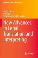 New Advances in Legal Translation and Interpreting