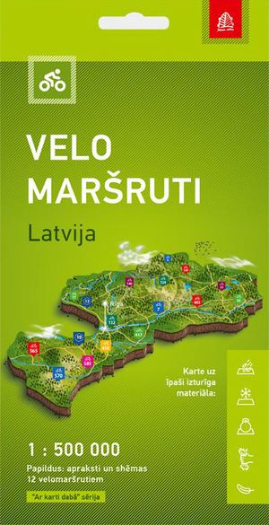 Latvia Cycling routes