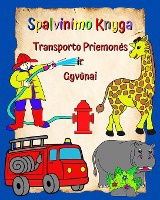 Spalvinimo Knyga Transporto Priemones ir Gyvūnai