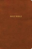 KJV Giant Print Reference Bible, Burnt Sienna Leathertouch