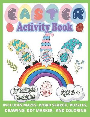 Funny & Happy Easter Coloring And Activity Book For Toddlers And Preschoolers Gift