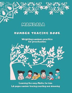 Mandala Number Tracing Book