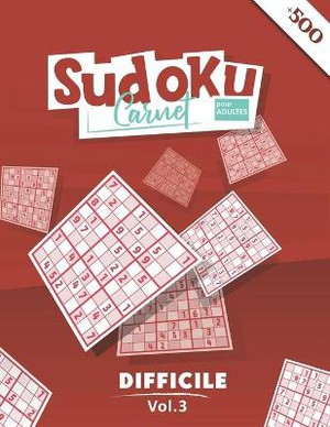 Carnet Sudoku Adultes (+500 Grilles)