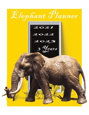 Elephant Planner 2021-2022-2023 3 Years
