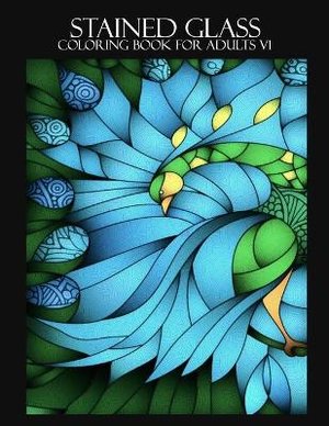 Stained Glass Coloring Book For Adults V1