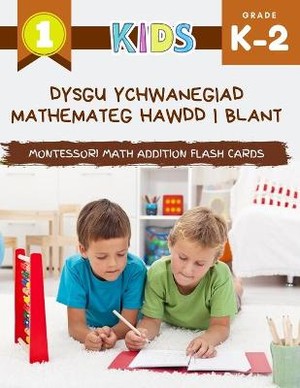 Dysgu ychwanegiad mathemateg hawdd i blant Montessori Math Addition Flash Cards