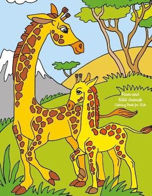 Farm and Wild Animals Coloring Book for Kids